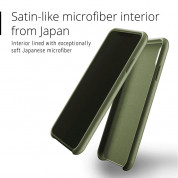 Mujjo Leather Wallet Case - кожен (естествена кожа) кейс с джоб за кредитна карта за iPhone XS Max (маслинен) 7