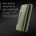 Mujjo Leather Wallet Case - кожен (естествена кожа) кейс с джоб за кредитна карта за iPhone XS Max (маслинен) 7