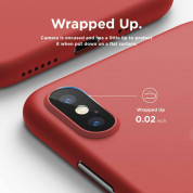 Elago Inner Core Case - тънък полипропиленов кейс (0.3 mm) за iPhone XS (червен) 4