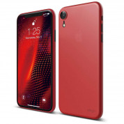 Elago Inner Core Case - тънък полипропиленов кейс (0.3 mm) за iPhone XR (червен)