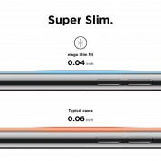 Elago Slim Fit Case - качествен поликарбонатов кейс за iPhone XS (тъмносин) 1