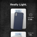 Elago Slim Fit Case - качествен поликарбонатов кейс за iPhone XS (тъмносин) 3