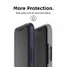 Elago Slim Fit Case - качествен поликарбонатов кейс за iPhone XS (тъмносин) 7