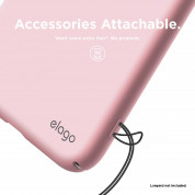 Elago Slim Fit Case - качествен поликарбонатов кейс за iPhone XS (розов) 7