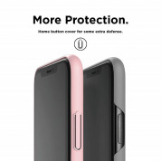 Elago Slim Fit Case - качествен поликарбонатов кейс за iPhone XS (розов) 6