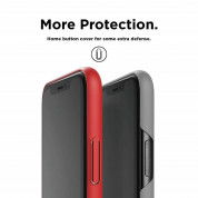 Elago Slim Fit Case - качествен поликарбонатов кейс за iPhone XS (червен) 6