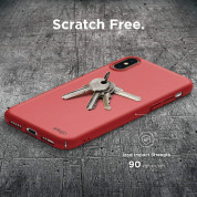 Elago Slim Fit Case - качествен поликарбонатов кейс за iPhone XS (червен) 3