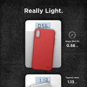 Elago Slim Fit Case - качествен поликарбонатов кейс за iPhone XS (червен) 2