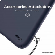 Elago Slim Fit Case - качествен поликарбонатов кейс за iPhone XR (тъмносин) 7