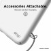 Elago Slim Fit Case - качествен поликарбонатов кейс за iPhone XR (бял) 8