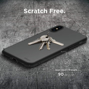Elago Slim Fit Case - качествен поликарбонатов кейс за iPhone XS Max (черен-мат) 3
