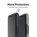 Elago Slim Fit Case - качествен поликарбонатов кейс за iPhone XS Max (тъмносин) 7