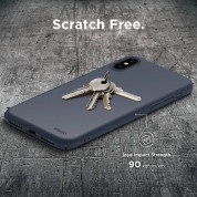 Elago Slim Fit Case - качествен поликарбонатов кейс за iPhone XS Max (тъмносин) 3