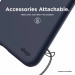 Elago Slim Fit Case - качествен поликарбонатов кейс за iPhone XS Max (тъмносин) 8