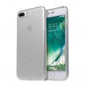 4smarts Silicone Case - тънък силиконов кейс за iPhone 8 Plus, iPhone 7 Plus (прозрачен)