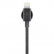 Belkin Charge Cable Valet Lightning - здрав и устойчив кабел с въжена оплетка за всички устройства с Lightning порт (черен)