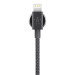 Belkin Charge Cable Valet Lightning - здрав и устойчив кабел с въжена оплетка за всички устройства с Lightning порт (черен) 1