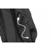 Tucano Magnum Gessato Backpack - стилна раница за MacBook Pro 15 и лаптопи до 15.6 ин. (черен) 6
