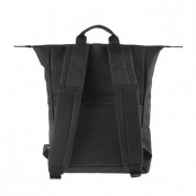 Tucano Smilzo Slim Backpack - стилна раница за MacBook Pro 13 и преносими компютри от 13.3 до 14 инча (черен) 2