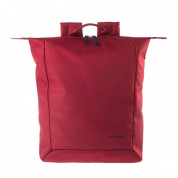 Tucano Smilzo Slim Backpack - стилна раница за MacBook Pro 13 и преносими компютри от 13.3 до 14 инча (червен)