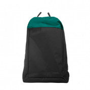 Tucano Strozzo Superslim Backpack - двуцветна всекидневна раница (черен-зелен)