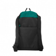 Tucano Strozzo Superslim Backpack - двуцветна всекидневна раница (черен-зелен) 2