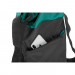 Tucano Strozzo Superslim Backpack - двуцветна всекидневна раница (черен-зелен) 4