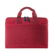 Tucano Smilza Super Slim Bag - чанта за MacBook и преносими компютри от 13.3 до 14 инча (червен)