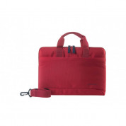 Tucano Smilza Super Slim Bag - чанта за MacBook и преносими компютри от 13.3 до 14 инча (червен) 3