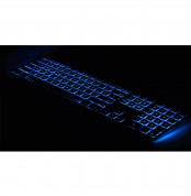 Matias Backlit Wired Aluminum Keyboard with Numeric Keypad - качествена алуминиева жична клавиатура с подсветка за Mac (тъмносив)  3