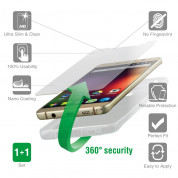 4smarts 360° Protection Set - тънък силиконов кейс и стъклено защитно покритие за дисплея на Huawei Y5 Prime (2018) (прозрачен) 1