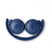 JBL T500 BT - безжични Bluetooth слушалки с микрофон за мобилни устройства (син)  5