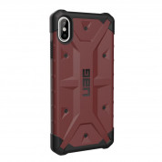 Urban Armor Gear Pathfinder - удароустойчив хибриден кейс за iPhone Xs Max (бордо) 2