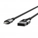 Belkin Duratek Premium Kevlar Cable - здрав и устойчив кабел с оплетка от кевлар за iPhone, iPad и устройства с Lightning порт (черен) 2