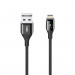Belkin Duratek Premium Kevlar Cable - здрав и устойчив кабел с оплетка от кевлар за iPhone, iPad и устройства с Lightning порт (черен) 1