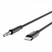Belkin Lightning to 3.5mm Cable - сертифициран аудио кабел от Lightning към 3.5 мм. (0.9м) (черен) 3