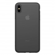 Incase Protective Clear Cover - удароустойчив силиконов (TPU) калъф за iPhone XS Max (прозрачен-черен) 1