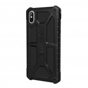 Urban Armor Gear Monarch Case - удароустойчив хибриден кейс за iPhone XS Max (черен)