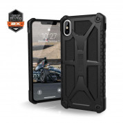 Urban Armor Gear Monarch Case - удароустойчив хибриден кейс за iPhone XS Max (черен) 5