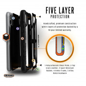 Urban Armor Gear Monarch Case - удароустойчив хибриден кейс за iPhone XS Max (черен) 6