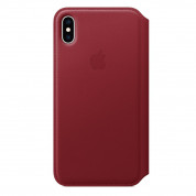 Apple iPhone XS Ma Leather Folio Case (red) 4