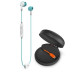 JBL Inspire 700 - безжични спортни слушалки с микрофон и управление на звука за iPhone, iPod и iPad и мобилни устройства (бял-син) 1