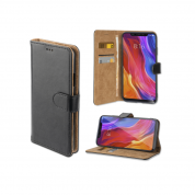 4smarts Premium Wallet Case URBAN - кожен калъф с поставка и отделение за кр. карта за Xiaomi Mi 8 (черен) 1