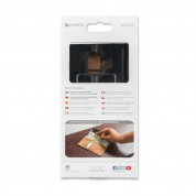 4smarts Premium Wallet Case URBAN - кожен калъф с поставка и отделение за кр. карта за Samsung Galaxy A6 (2018) (черен) 4