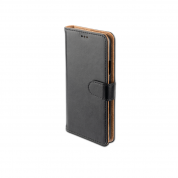 4smarts Premium Wallet Case URBAN - кожен калъф с поставка и отделение за кр. карта за Samsung Galaxy A6 Plus (2018) (черен)