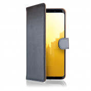 4smarts Universal Flip Case UltiMAG URBAN XL - кожен калъф с поставка и отделение за кр. карта за смартфона до 6.5 инча (черен)