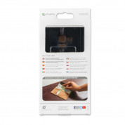 4smarts Premium Wallet Case URBAN - кожен калъф с поставка и отделение за кр. карта за Samsung Galaxy A8 (2018) (черен) 4