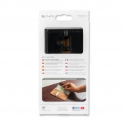 4smarts Premium Wallet Case URBAN - кожен калъф с поставка и отделение за кр. карта за Huawei Mate 20 Lite (черен) 4