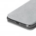 Krusell Broby 4 Card Slim Wallet Case - велурен калъф, тип портфейл за iPhone XS Max (сив) 3
