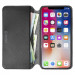 Krusell Pixbo 4 Card Slim Wallet Case - кожен калъф, тип портфейл за iPhone XR (черен) 1